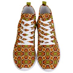 Geometry Shape Retro Men s Lightweight High Top Sneakers