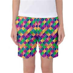 Geometric Triangle Women s Basketball Shorts by HermanTelo