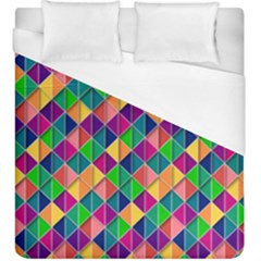 Geometric Triangle Duvet Cover (king Size)