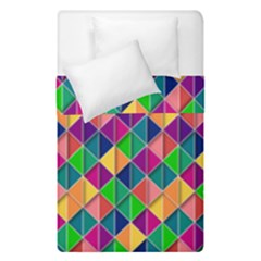 Geometric Triangle Duvet Cover Double Side (single Size)