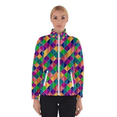 Geometric Triangle Winter Jacket by HermanTelo