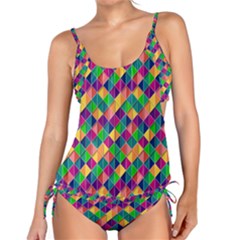 Geometric Triangle Tankini Set by HermanTelo