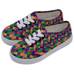 Geometric Triangle Kids  Classic Low Top Sneakers by HermanTelo