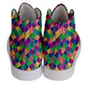 Geometric Triangle Men s Hi-Top Skate Sneakers View4