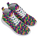 Geometric Triangle Women s Lightweight High Top Sneakers View3