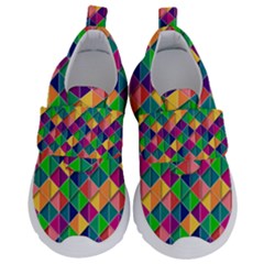 Geometric Triangle Kids  Velcro No Lace Shoes