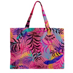 Illustration Reason Leaves Zipper Mini Tote Bag by HermanTelo