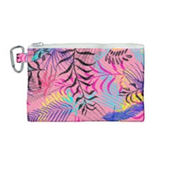 Illustration Reason Leaves Canvas Cosmetic Bag (medium)