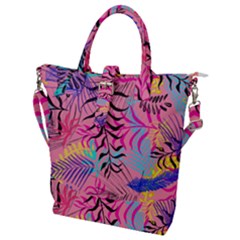 Illustration Reason Leaves Buckle Top Tote Bag by HermanTelo