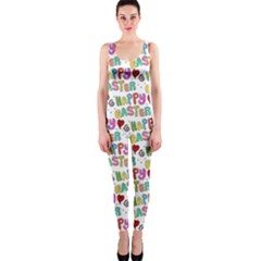 Holidays Happy Easter One Piece Catsuit