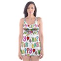 Holidays Happy Easter Skater Dress Swimsuit View1