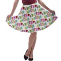 Holidays Happy Easter A-line Skater Skirt View1