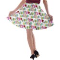 Holidays Happy Easter A-line Skater Skirt View2