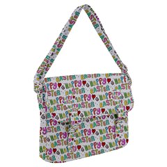 Holidays Happy Easter Buckle Messenger Bag