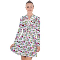 Holidays Happy Easter Long Sleeve Panel Dress