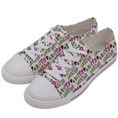 Holidays Happy Easter Women s Low Top Canvas Sneakers by HermanTelo