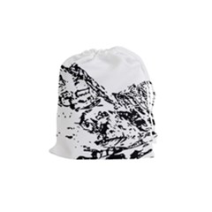 Mountain Ink Drawstring Pouch (medium)