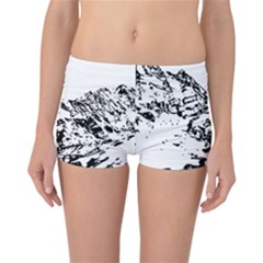 Mountain Ink Reversible Boyleg Bikini Bottoms