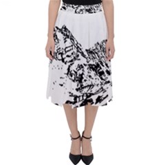 Mountain Ink Classic Midi Skirt