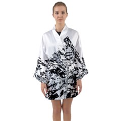 Mountain Ink Long Sleeve Kimono Robe