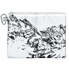 Mountain Ink Canvas Cosmetic Bag (xxl) by HermanTelo