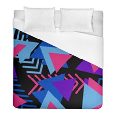 Memphis Pattern Geometric Abstract Duvet Cover (full/ Double Size)