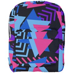 Memphis Pattern Geometric Abstract Full Print Backpack