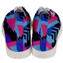 Memphis Pattern Geometric Abstract Men s Mid-Top Canvas Sneakers View4