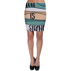 Love Sign Romantic Bodycon Skirt