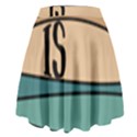 Love Sign Romantic High Waist Skirt View2