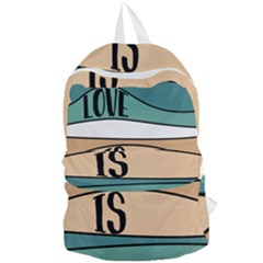 Love Sign Romantic Foldable Lightweight Backpack