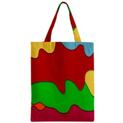 Liquid Forms Water Background Zipper Classic Tote Bag