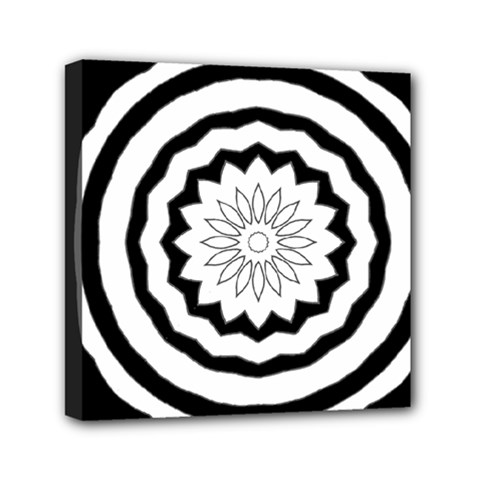 Mandala Mini Canvas 6  X 6  (stretched)