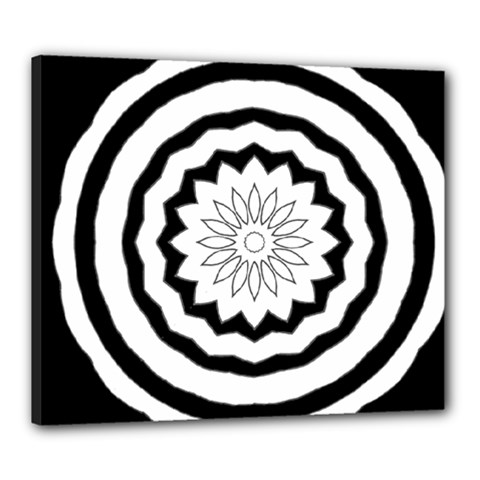 Mandala Canvas 24  X 20  (stretched)