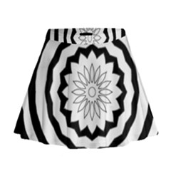 Mandala Mini Flare Skirt