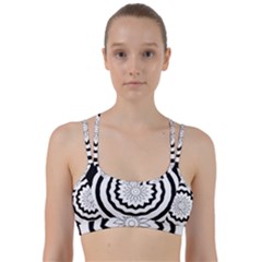 Mandala Line Them Up Sports Bra by HermanTelo