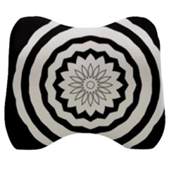 Mandala Velour Head Support Cushion by HermanTelo