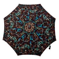 Mosaic Abstract Hook Handle Umbrellas (small)