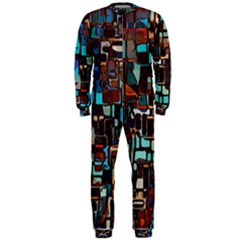 Mosaic Abstract Onepiece Jumpsuit (men)  by HermanTelo