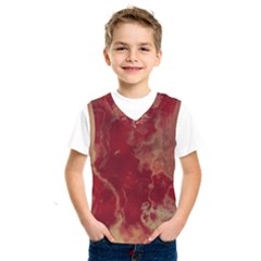 Marble Red Yellow Background Kids  Sportswear