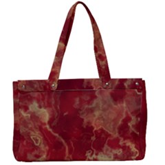 Marble Red Yellow Background Canvas Work Bag