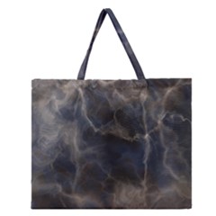 Marble Surface Texture Stone Zipper Large Tote Bag