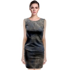 Marble Surface Texture Stone Classic Sleeveless Midi Dress by HermanTelo