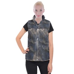 Marble Surface Texture Stone Women s Button Up Vest