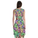 Money Currency Rainbow Sleeveless Chiffon Dress   View2