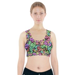 Money Currency Rainbow Sports Bra With Pocket by HermanTelo