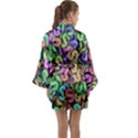 Money Currency Rainbow Long Sleeve Kimono Robe View2