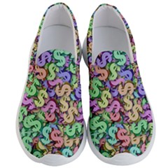 Money Currency Rainbow Men s Lightweight Slip Ons