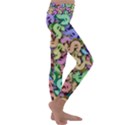 Money Currency Rainbow Kids  Lightweight Velour Classic Yoga Leggings View3