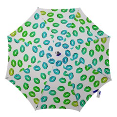 Kiss Mouth Lips Colors Hook Handle Umbrellas (small)